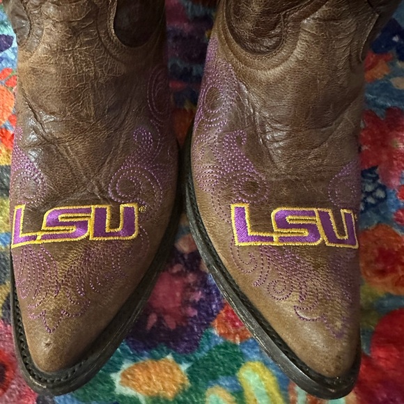 Stunning LSU Gameday Cowboy boots - Picture 4 of 5